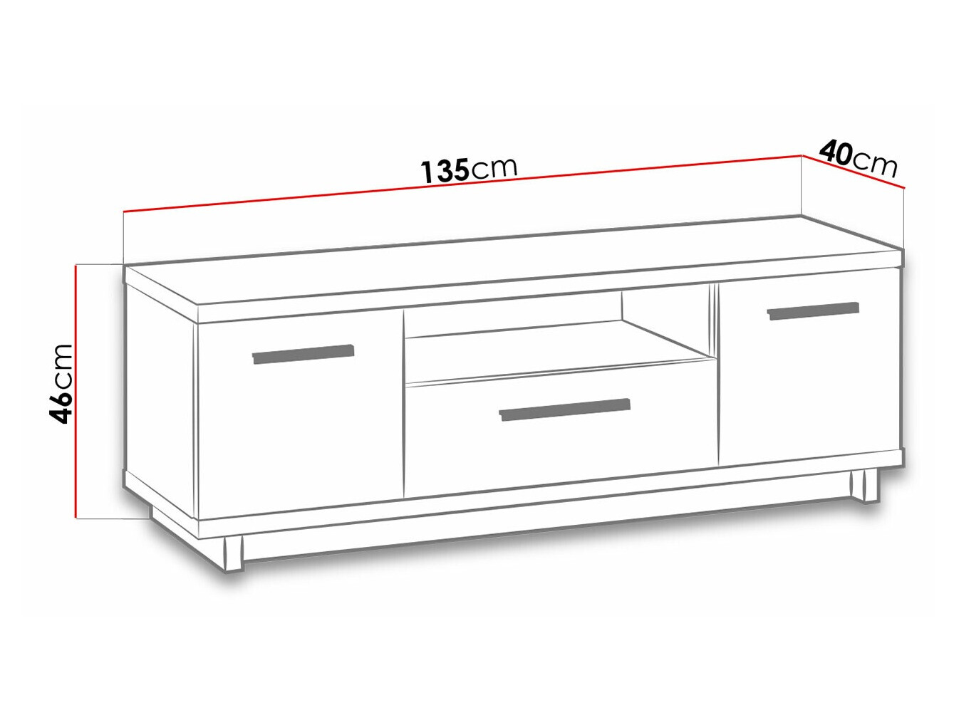 TV-meubel Morlira 105