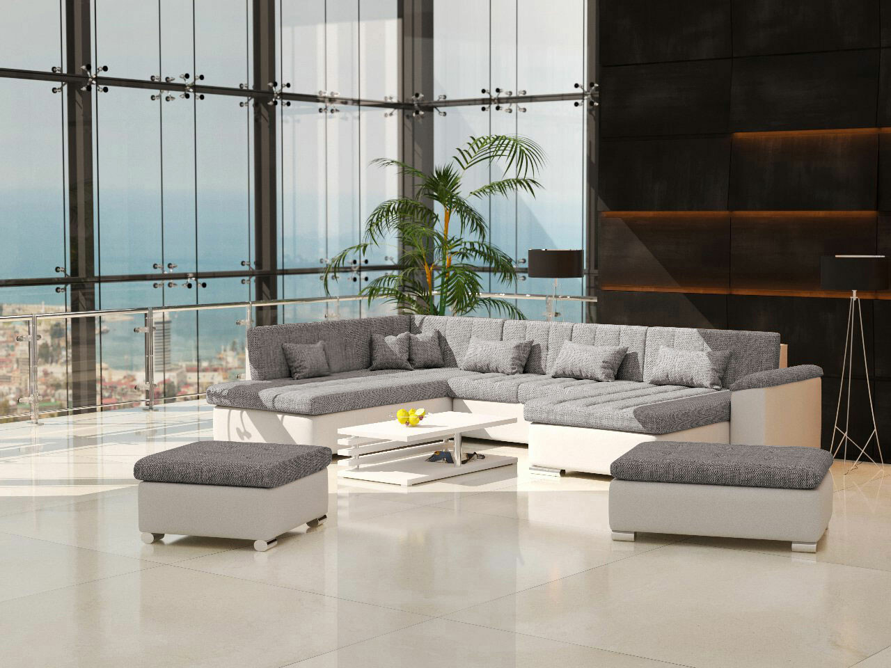 Gestoffeerde meubelset Comfivo 218 (Soft 017 + Lawa 05)