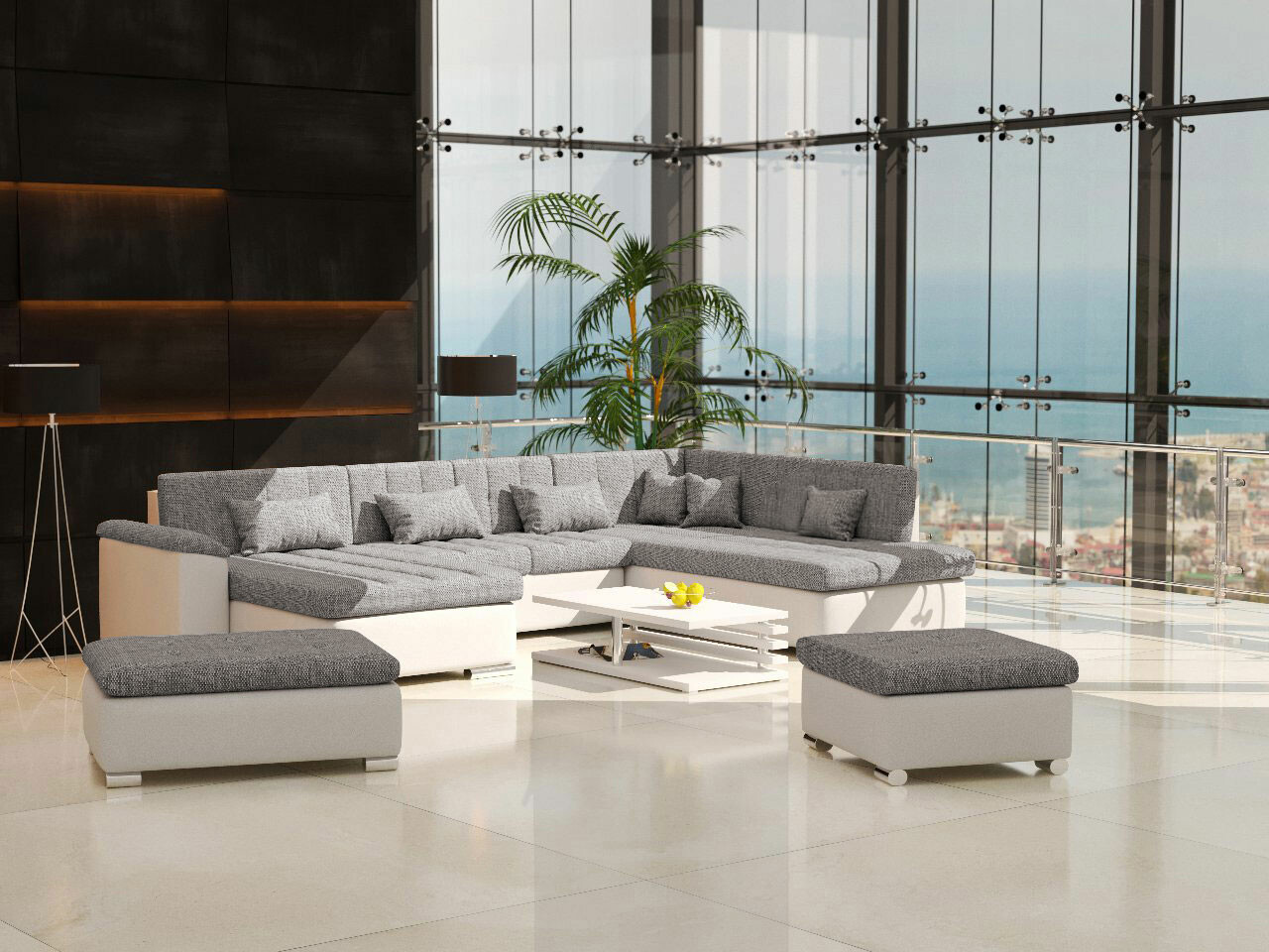 Gestoffeerde meubelset Comfivo Gemma II (Soft 017 + Lawa 05)