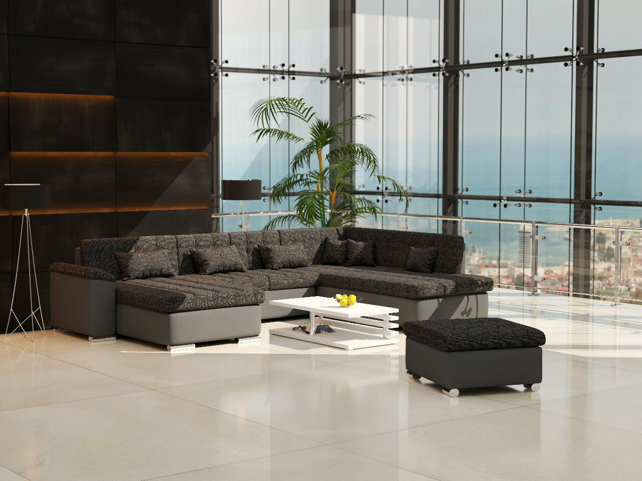 Gestoffeerde meubelset Comfivo Gemma (Soft 020 + Majorka 03)