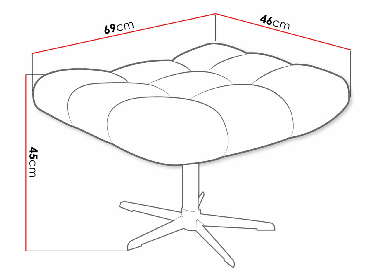 Poef Indiana 147 (Monolith 84)