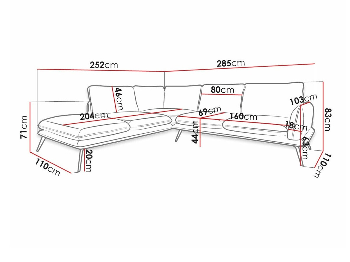 Hoekbank Evarveni 100 (Zetta 302)