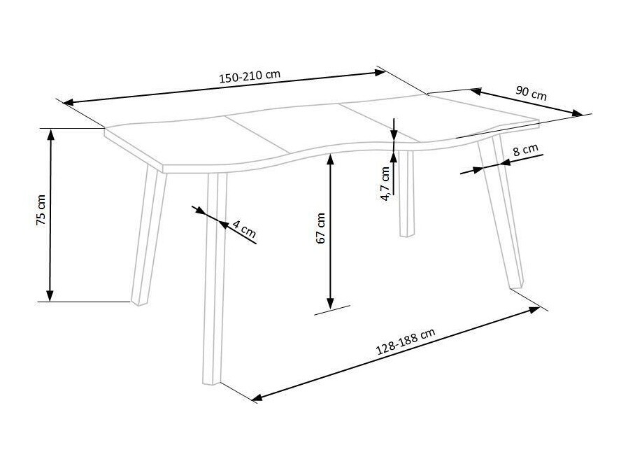 Eetkamerset Houston 718