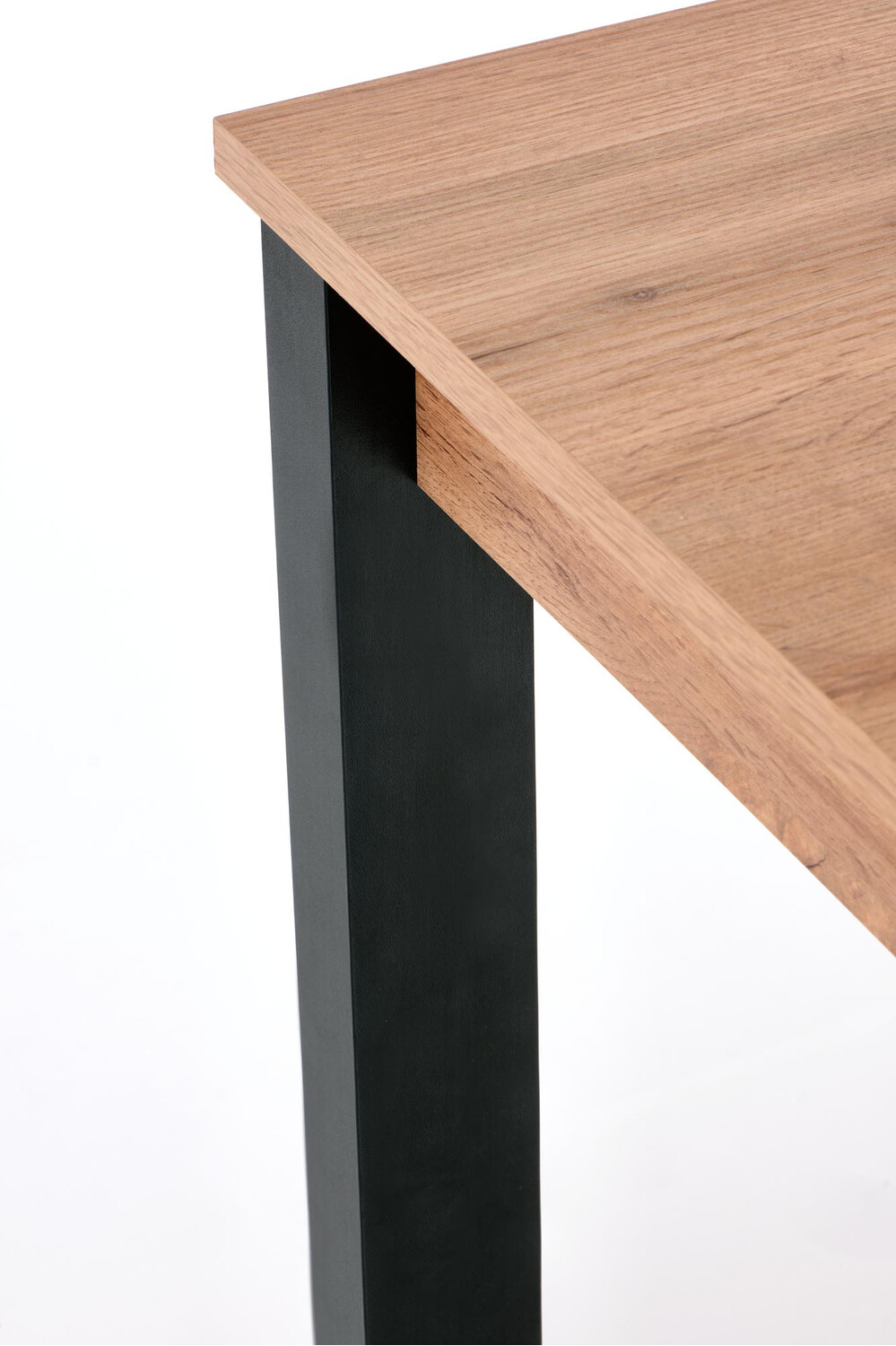 Tafel Houston 1208 (Wotan eik + Zwart)