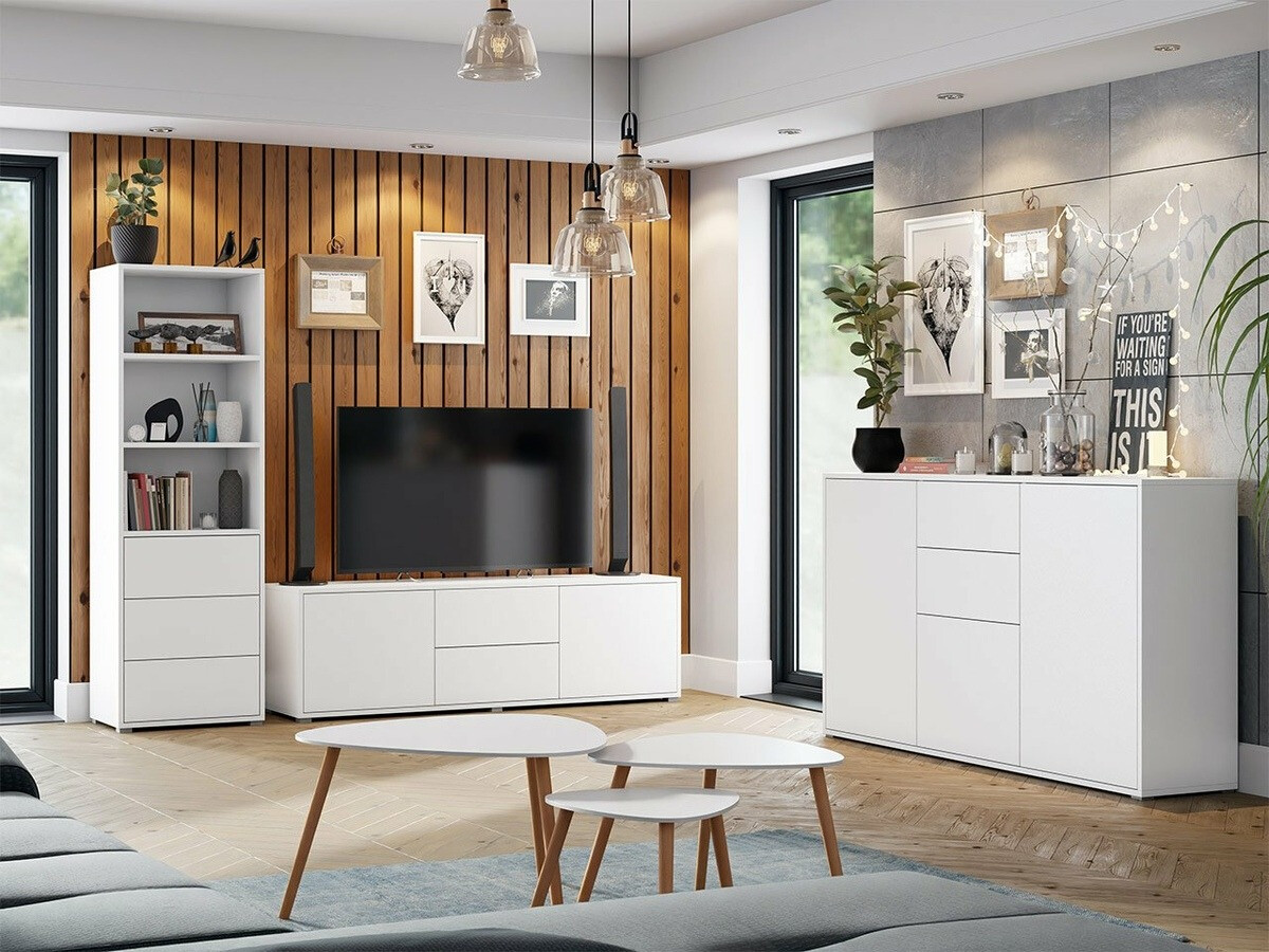 Woonkamerset Comfivo Tutela III (Wit)