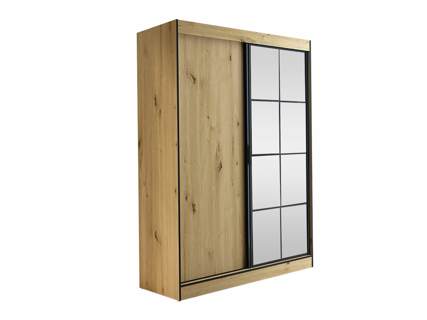 Kledingkast Toledo 118 (Artisan eiken + Zwart)