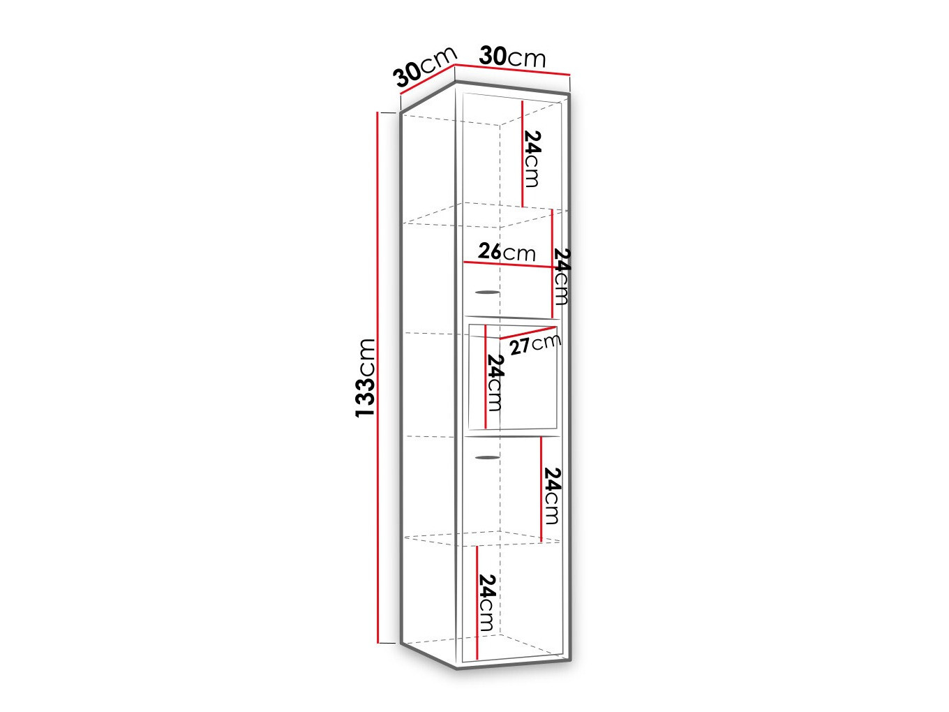 Wand badkamermeubel Velum (Zwart + Artisan eiken)