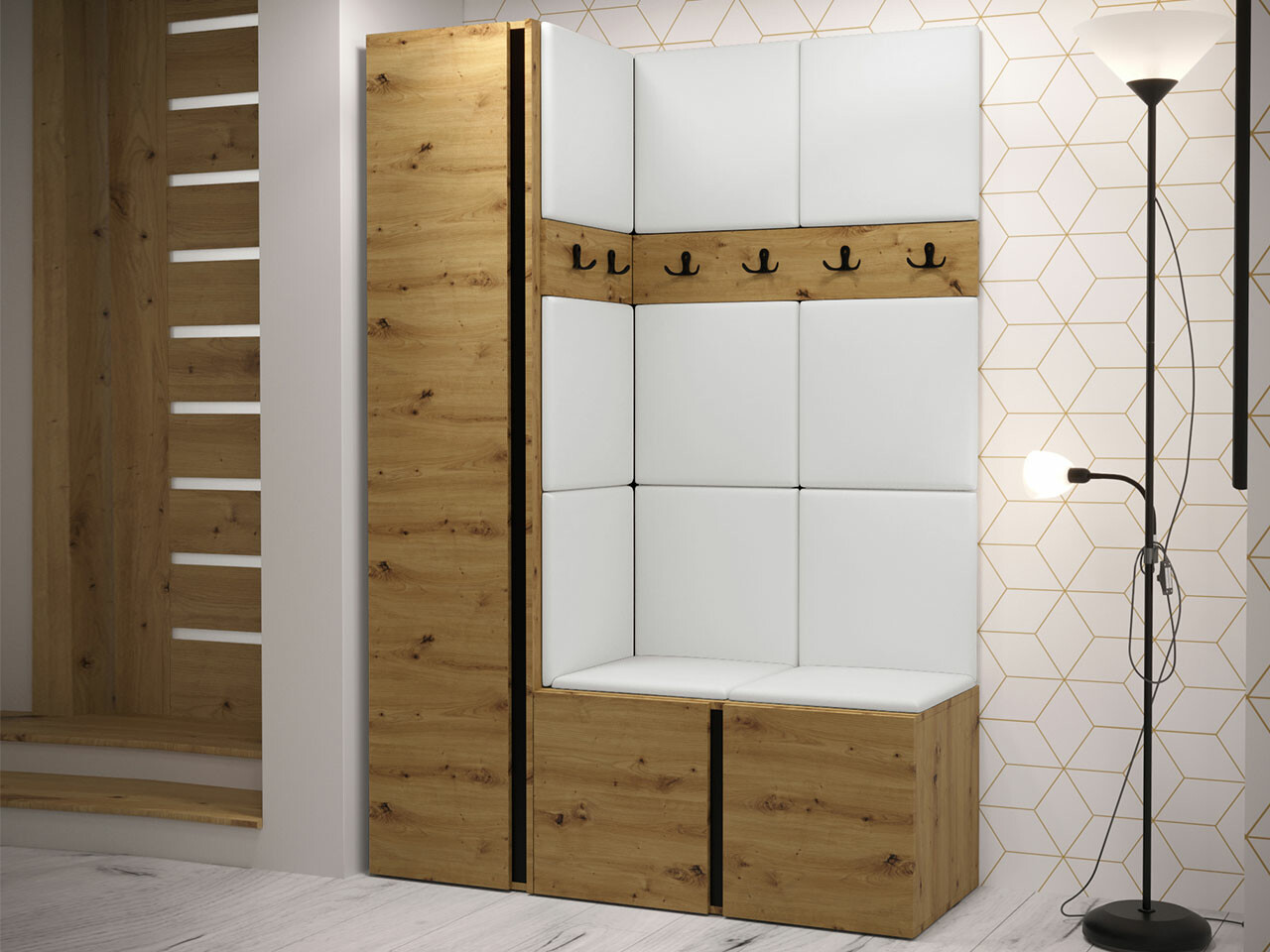 Gangmeubelset Hartford 471 (Artisan eiken)