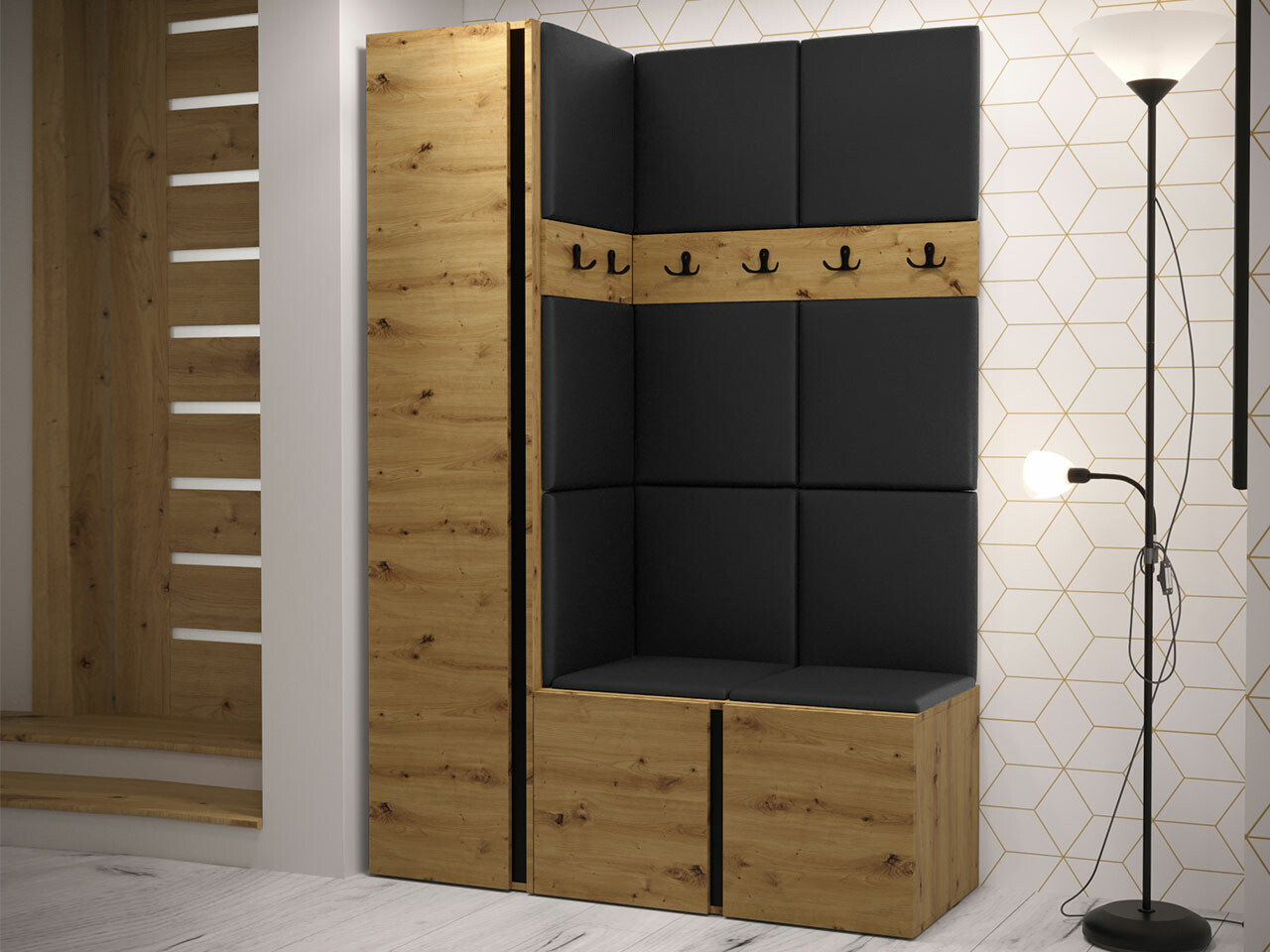 Gangmeubelset Hartford 471 (Artisan eiken)