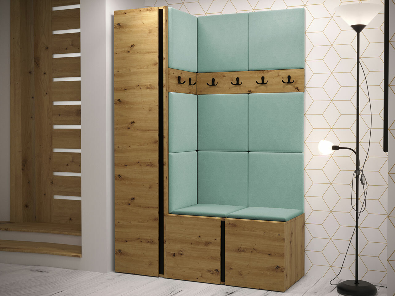 Gangmeubelset Hartford 471 (Artisan eiken)