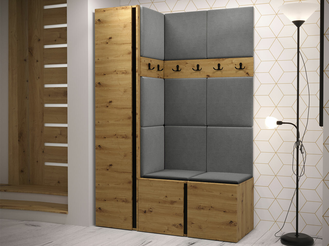 Gangmeubelset Hartford 471 (Artisan eiken)