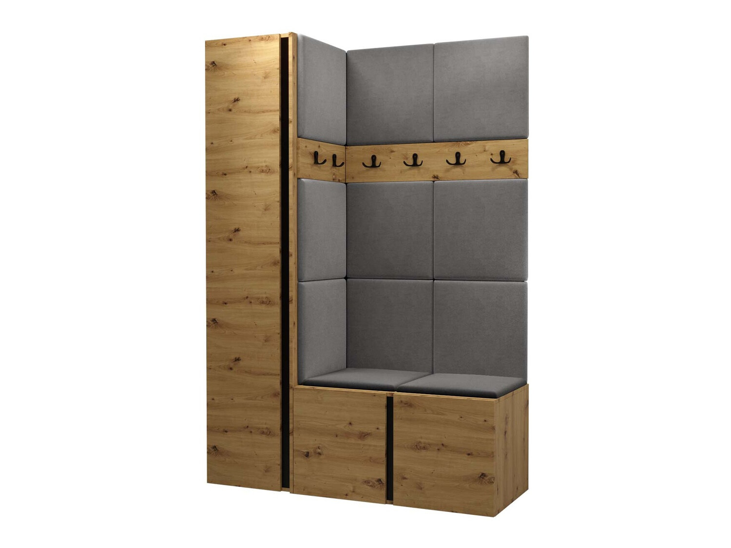 Gangmeubelset Pinis IX (Artisan eiken)