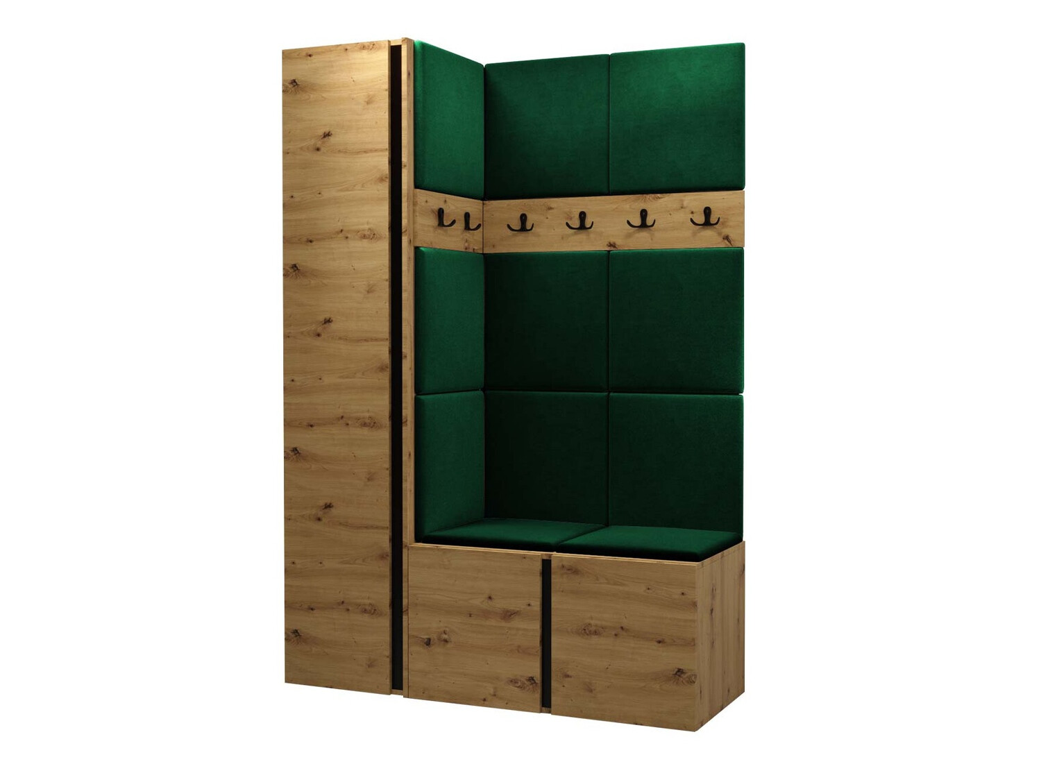 Gangmeubelset Pinis IX (Artisan eiken)