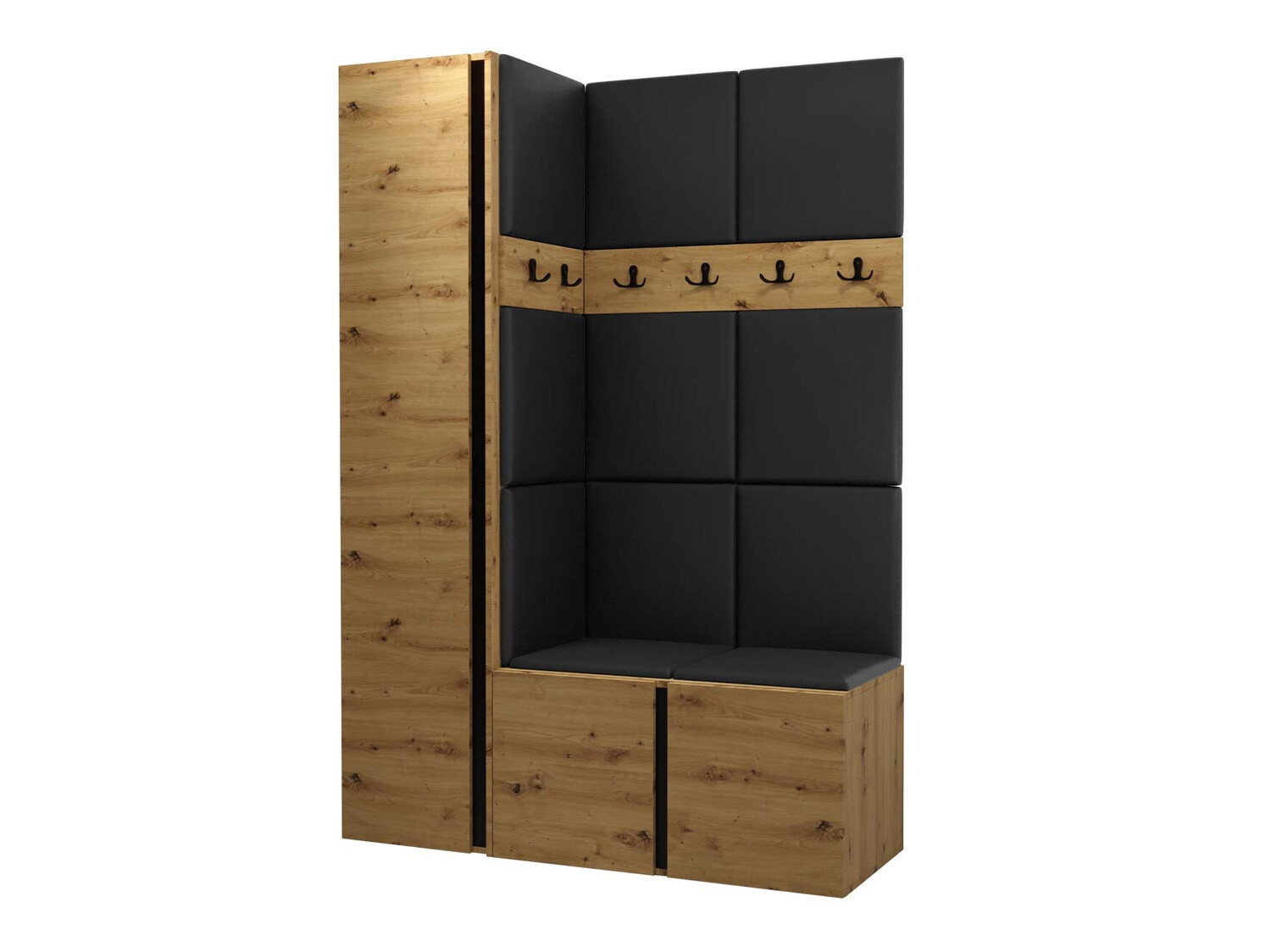 Gangmeubelset Pinis IX (Artisan eiken)