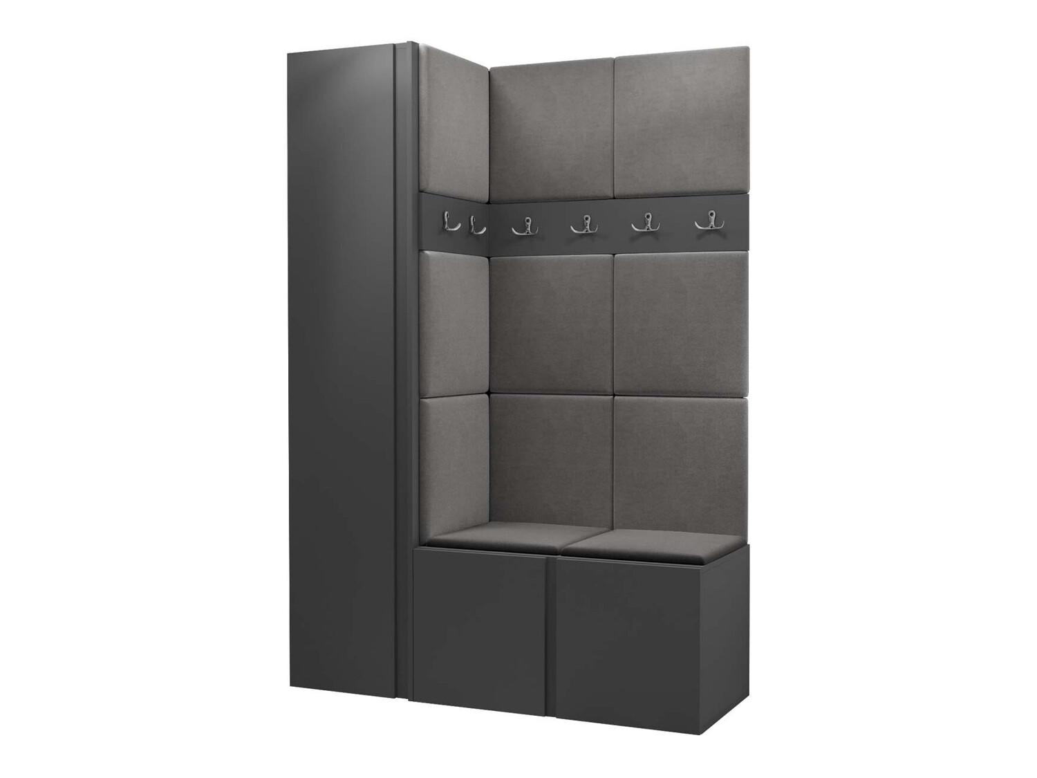 Gangmeubelset Pinis IX (Grafiet)