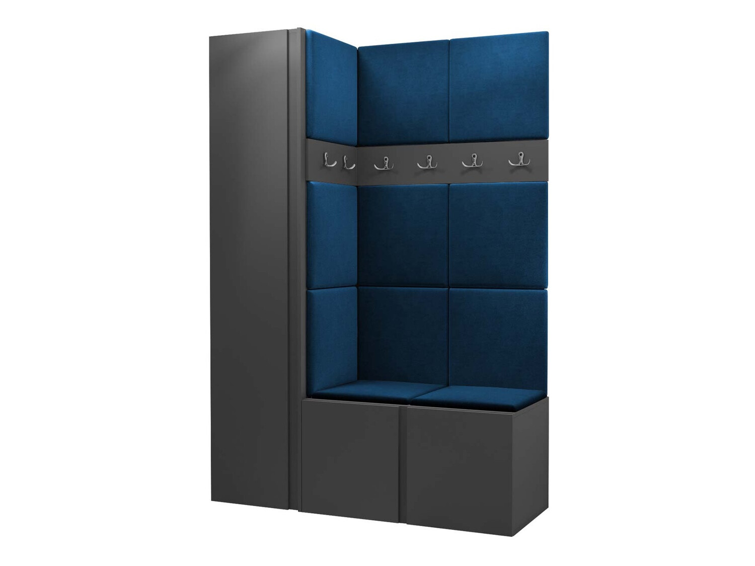 Gangmeubelset Pinis IX (Grafiet)