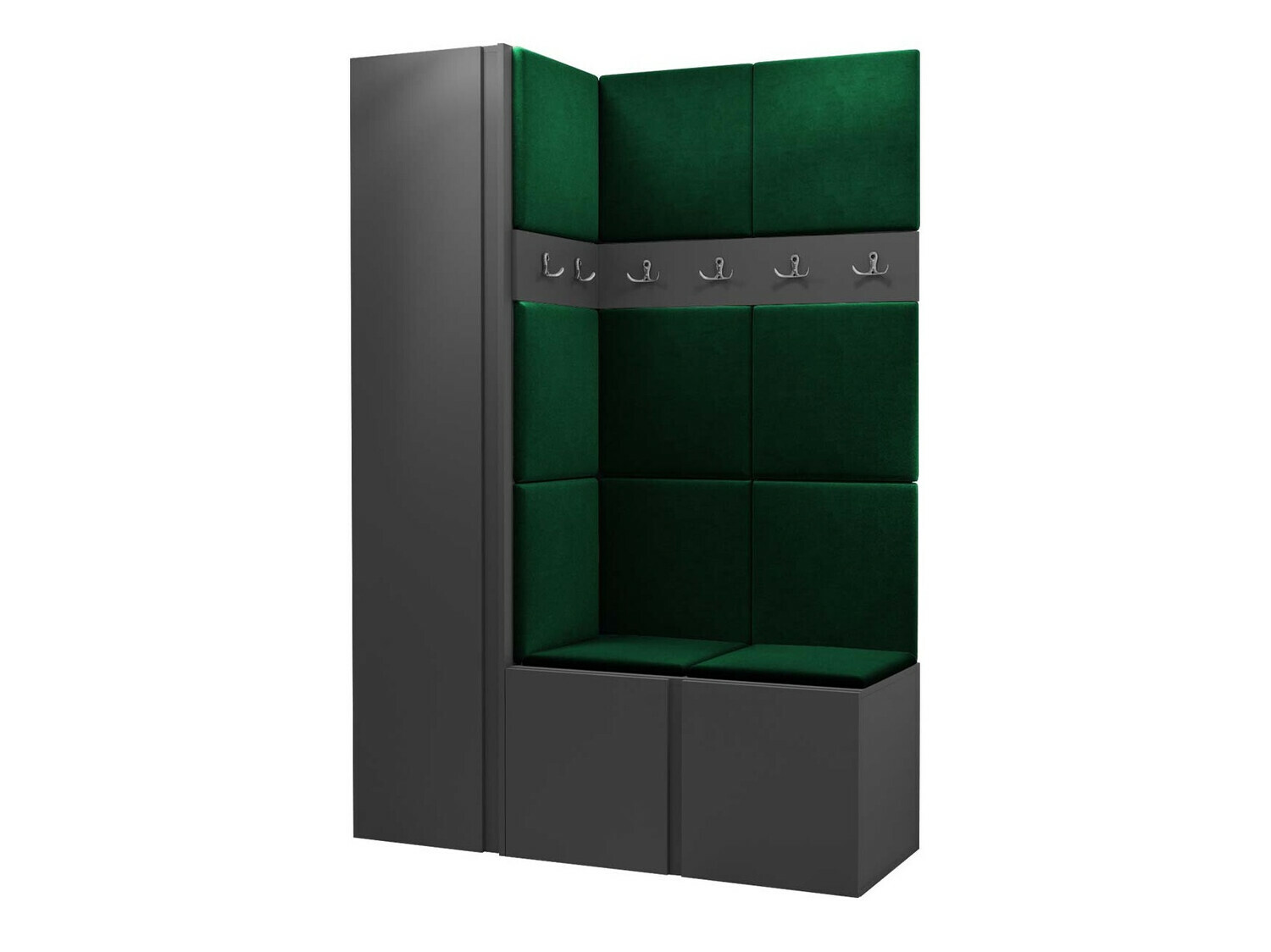 Gangmeubelset Pinis IX (Grafiet)