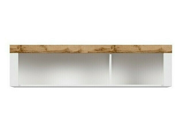 Wandplank Sonsoru 109 (Wit + Glanzend wit + Wotan eik)