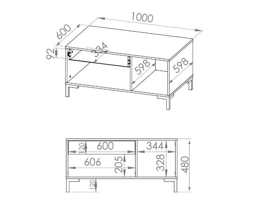 Salontafel Larnolo 118