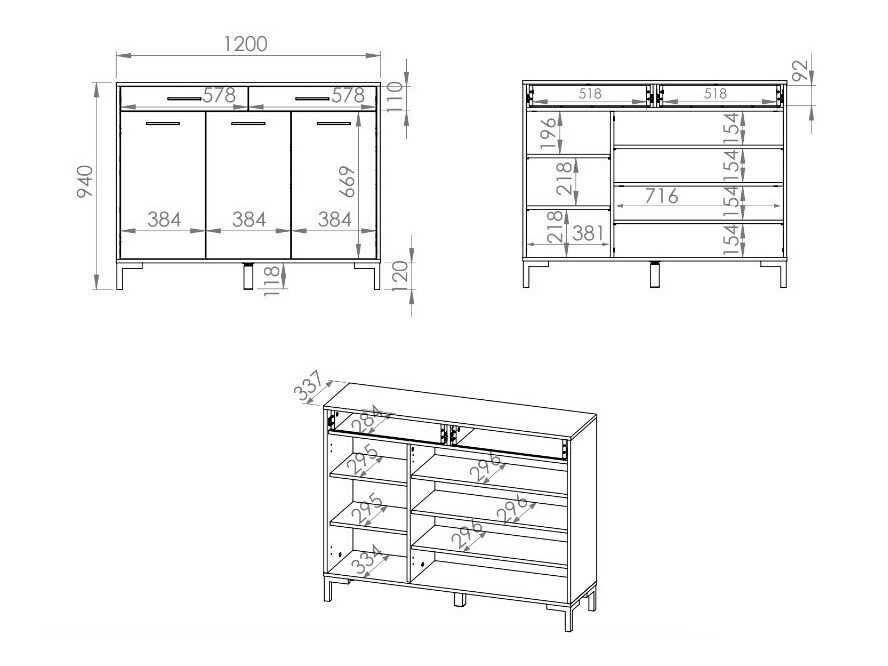 Ladekast Larnolo 122