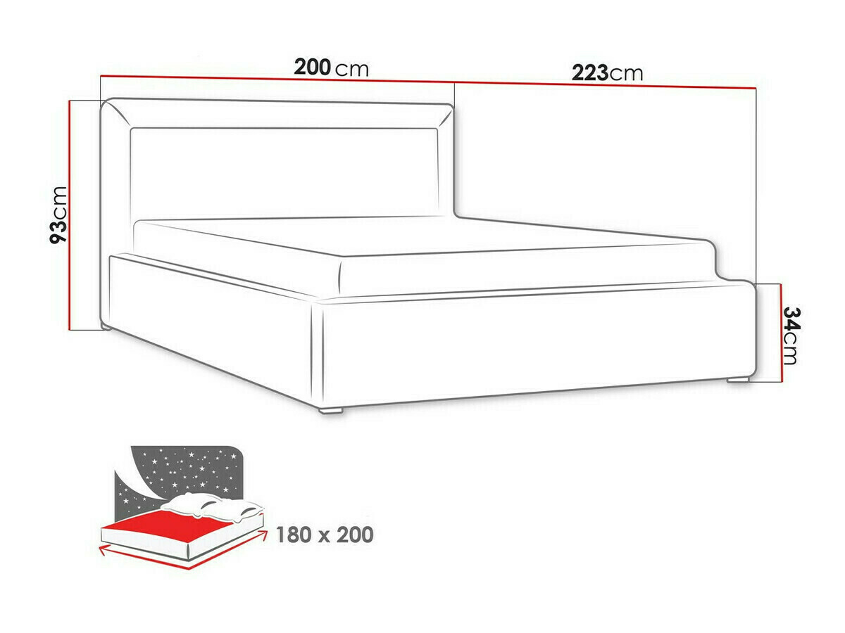 Bed Pomona 100 (Malmo 13 378)