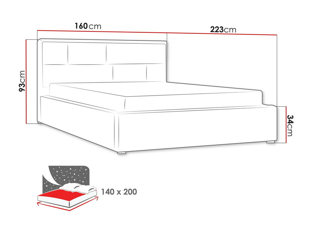 Bed Pomona 104 (Victoria 14 866)