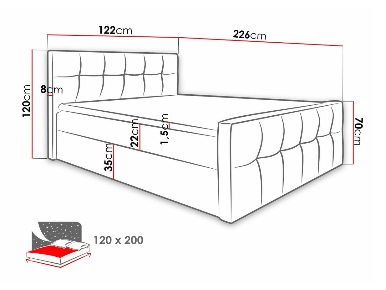 Boxspring Scriptum (Soft 017)