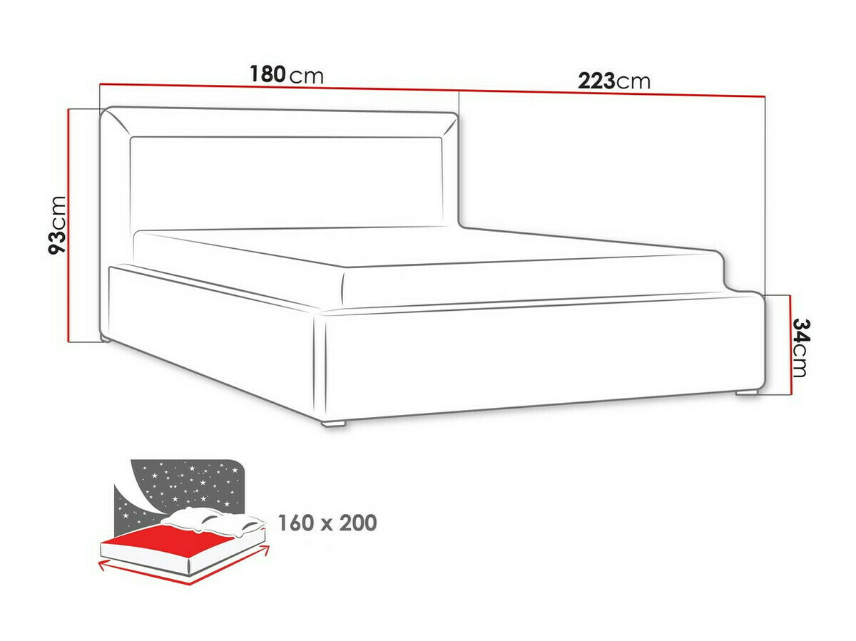 Bed Pomona 101 (Malmo 13 376)