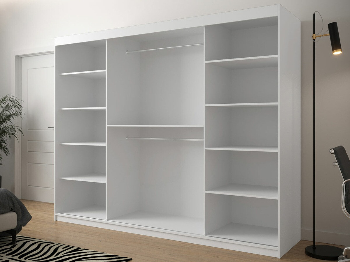 Kledingkast Hartford 317 (Zwart + Artisan eiken)