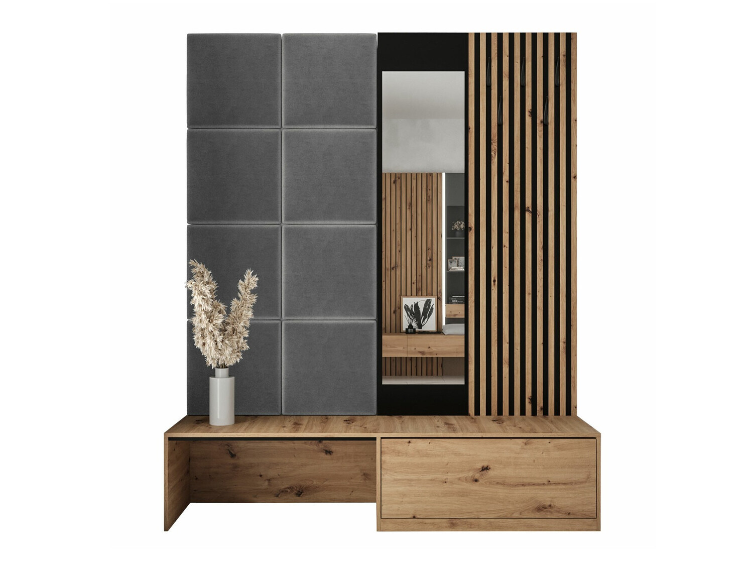 Gangmeubelset Fabor (Artisan eiken + Manila 16)