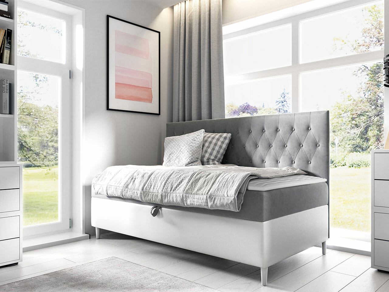 Boxspring Baltimore 166 (Soft 017 + Fresh 14)