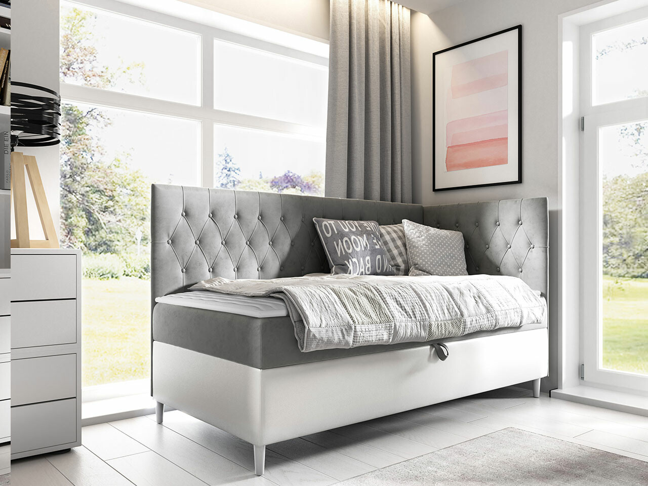 Boxspring Baltimore 167 (Soft 017 + Fresh 14)