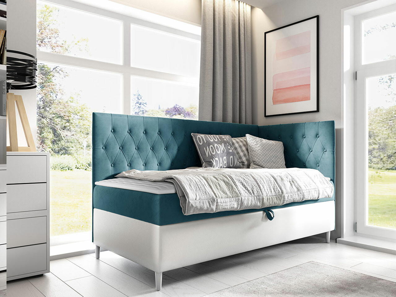 Boxspring Baltimore 167 (Soft 017 + Fresh 34)