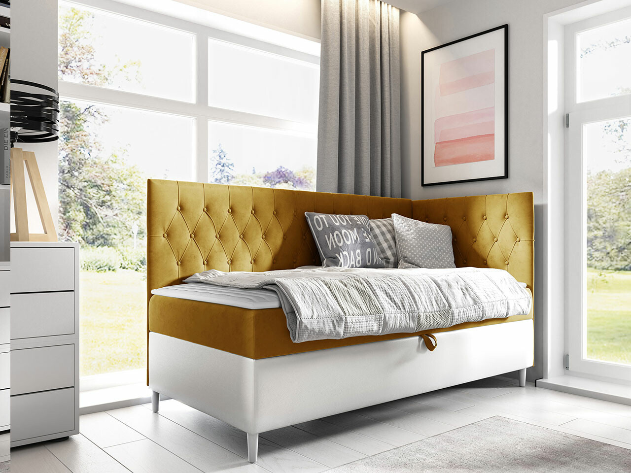 Boxspring Baltimore 167 (Soft 017 + Fresh 37)