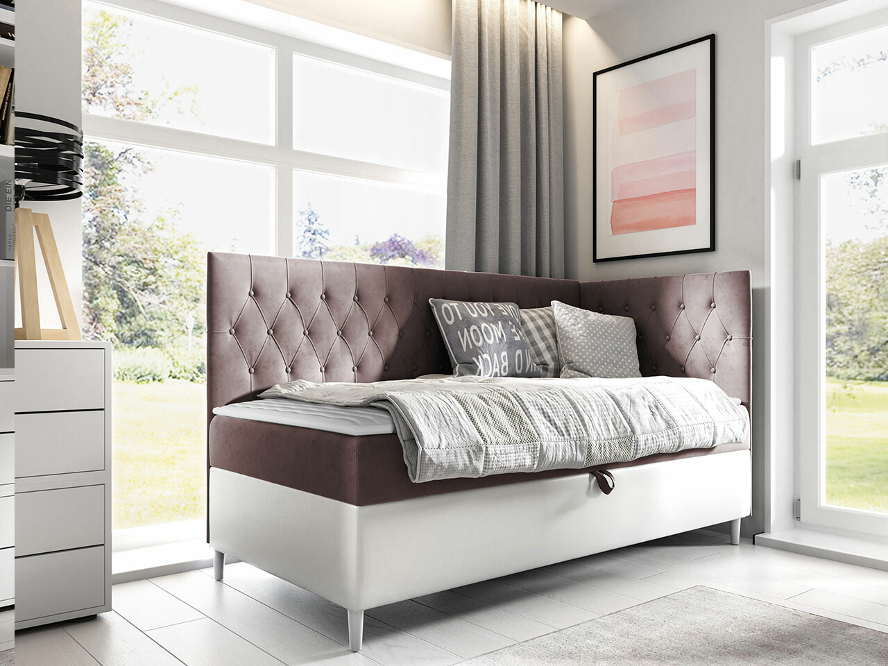Boxspring Baltimore 167 (Soft 017 + Fresh 9)