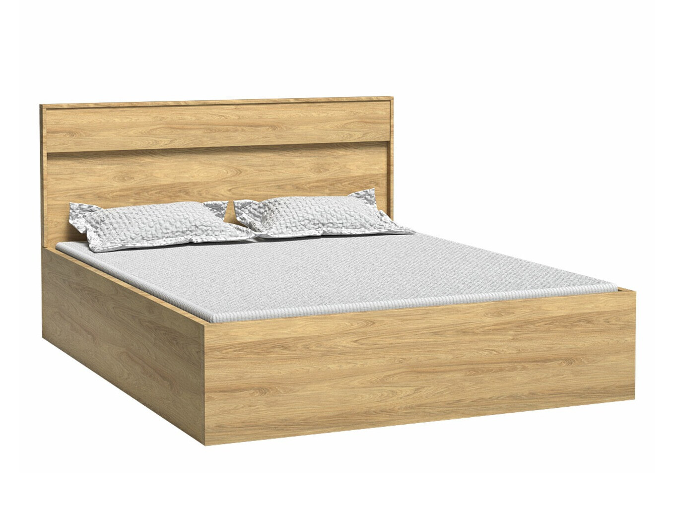 Bed Etrmoni 113 (Licht hout)