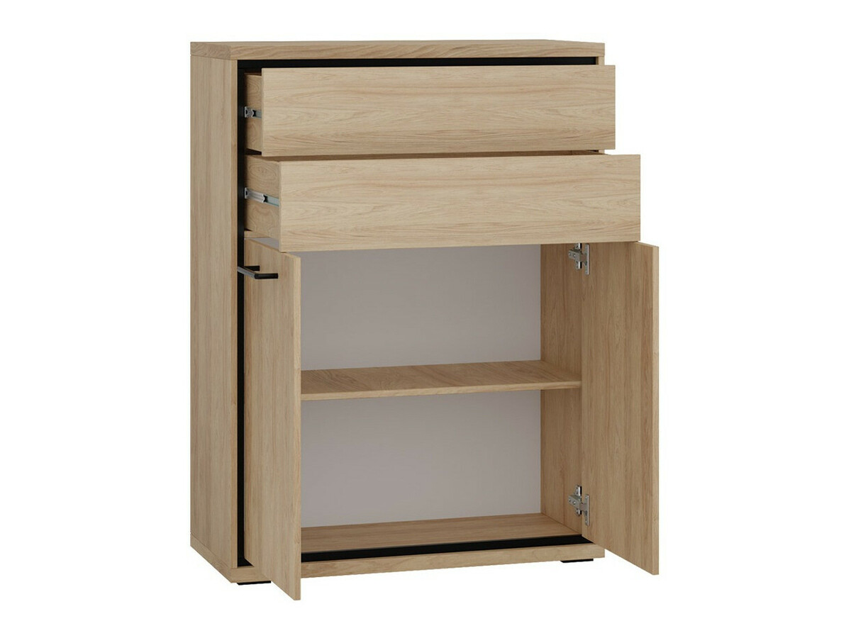 Ladekast Etrmoni 103 (Licht hout + Eiken)