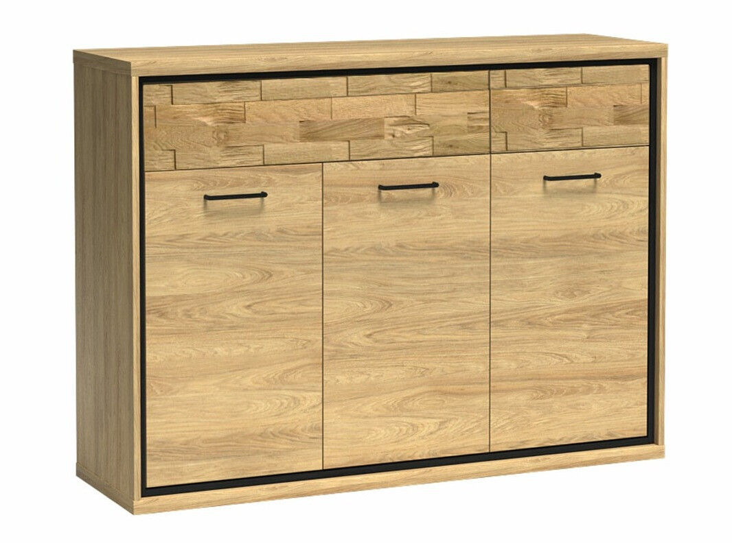 Ladekast Etrmoni 104 (Licht hout + Eiken)