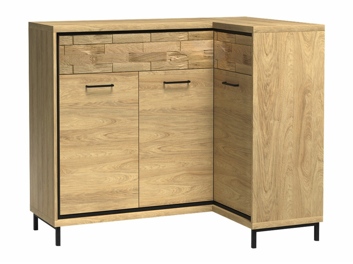 Hoekladekast Etrmoni 106 (Licht hout + Eiken)