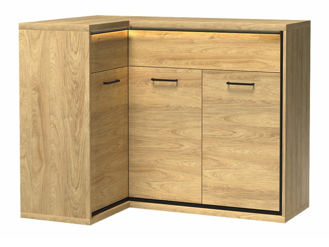 Hoekladekast Etrmoni 121 (Licht hout)