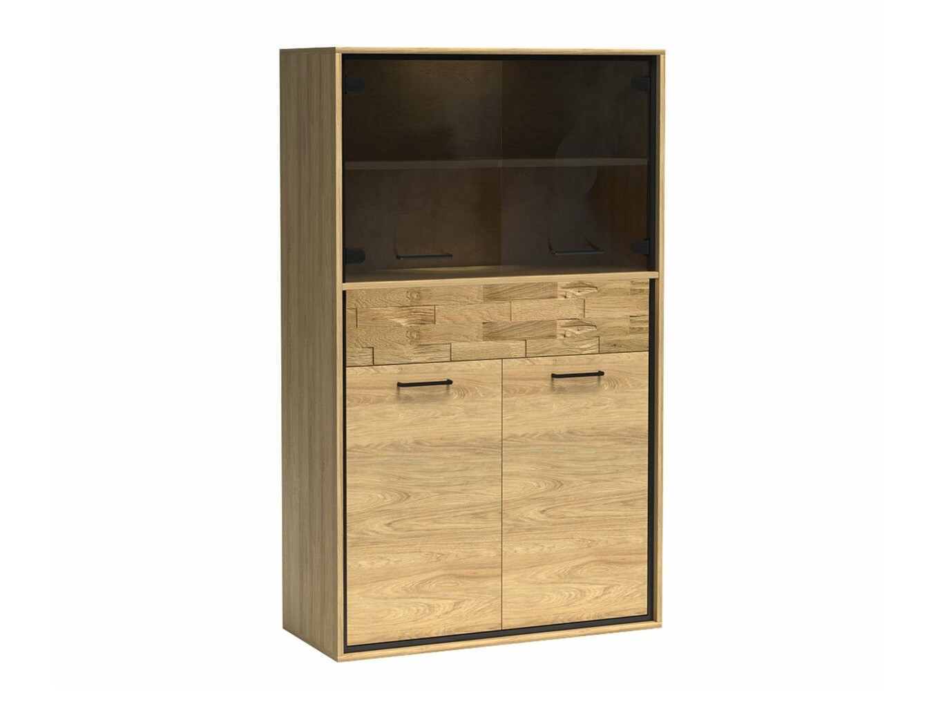 Boekenkast Etrmoni 107 (Licht hout + Eiken)