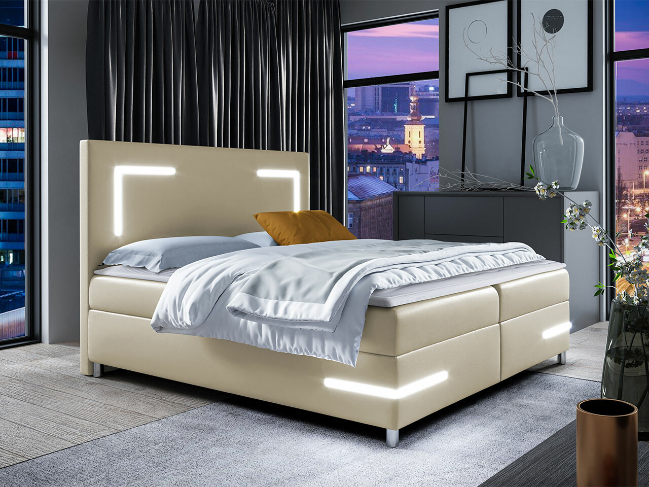 Boxspring Baltimore 173 (Soft 033)
