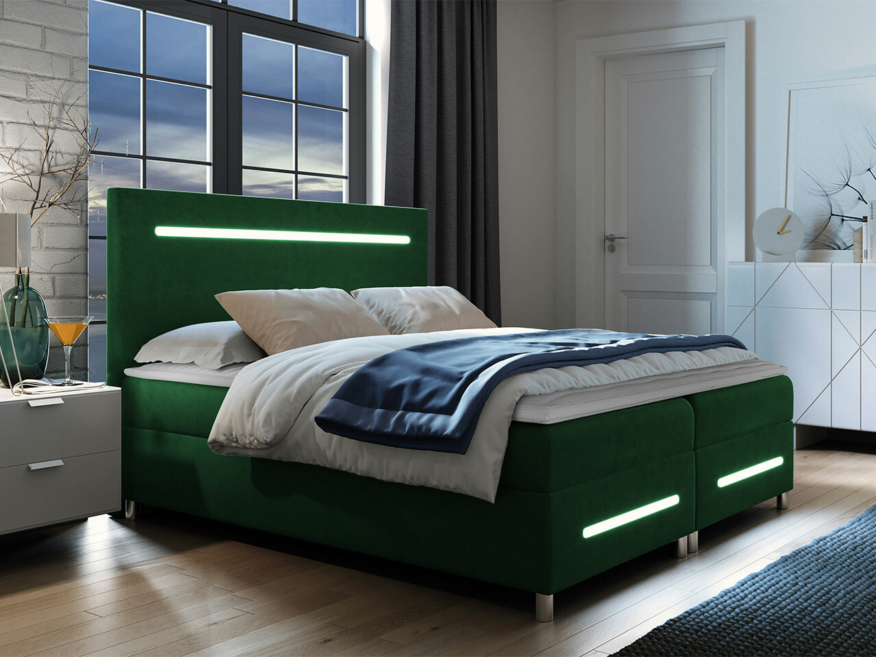 Boxspring Baltimore 174 (Fresh 13)