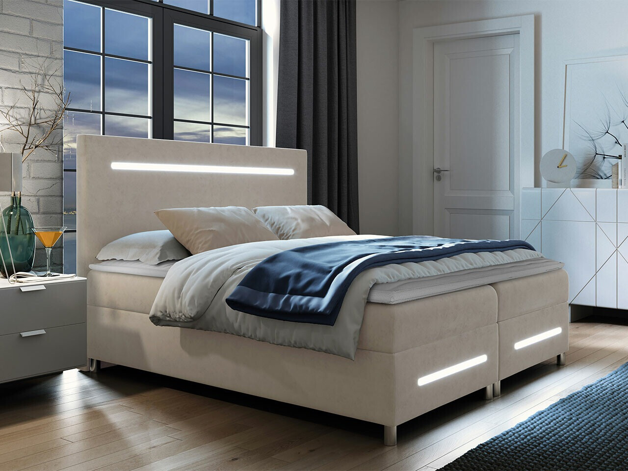 Boxspring Pluvia (Fresh 1)