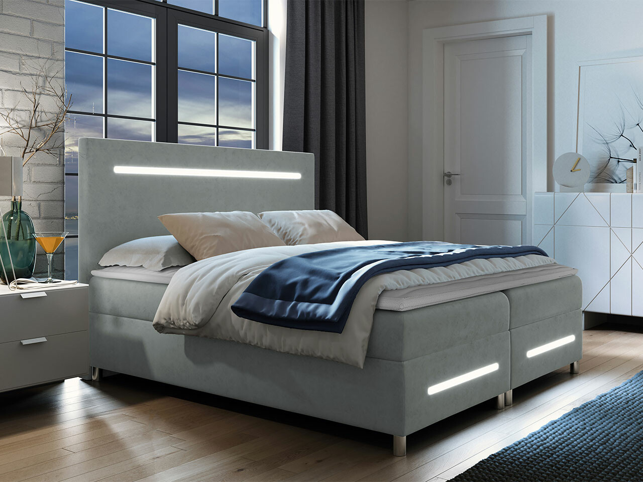 Boxspring Pluvia (Fresh 33)