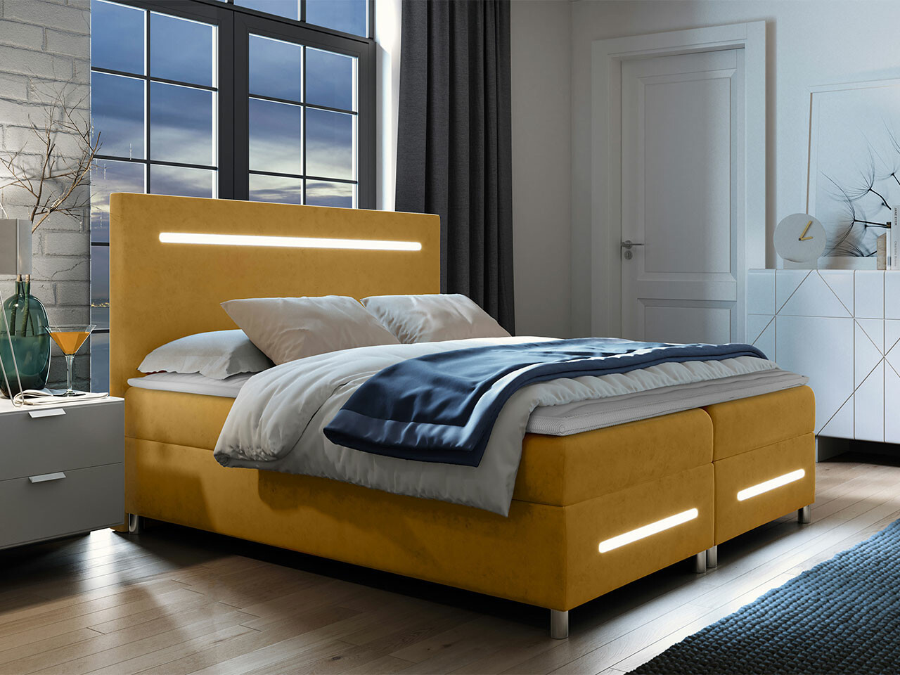 Boxspring Pluvia (Fresh 37)