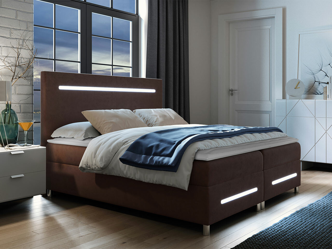 Boxspring Pluvia (Fresh 4)