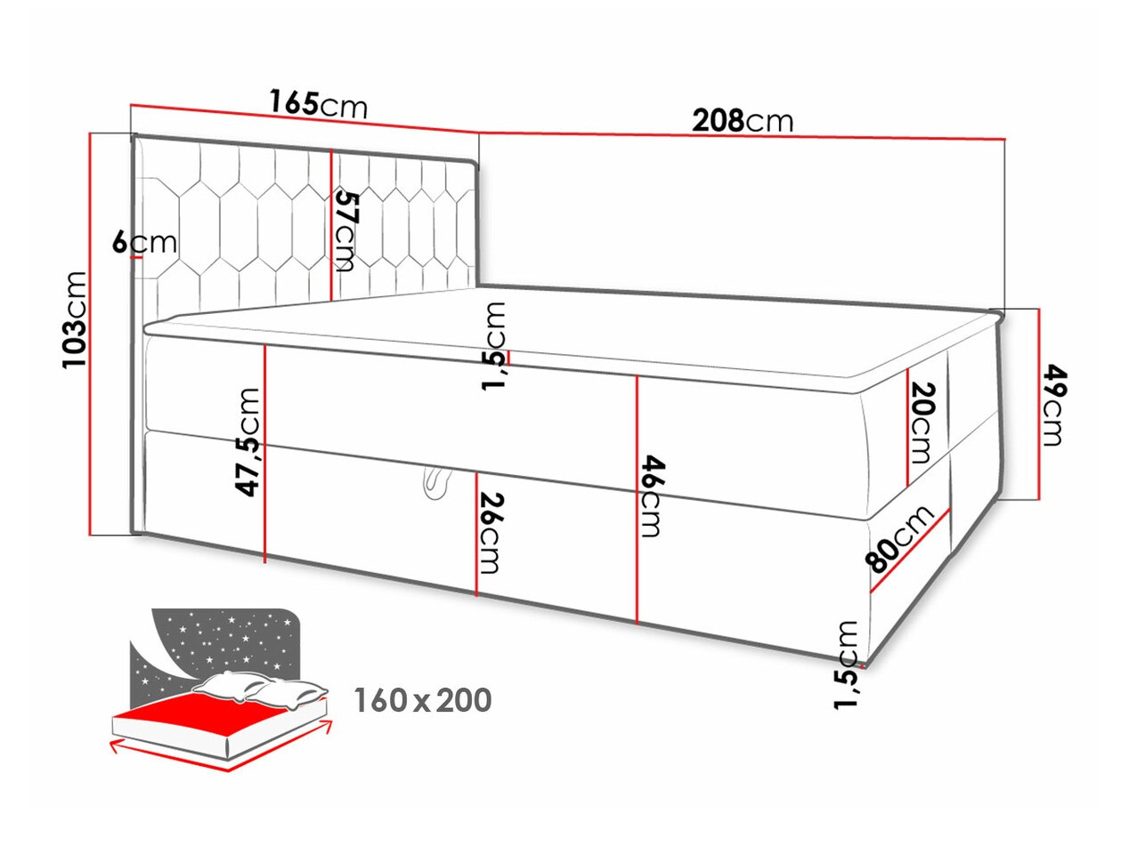Boxspring Pons III (Fresh 1)