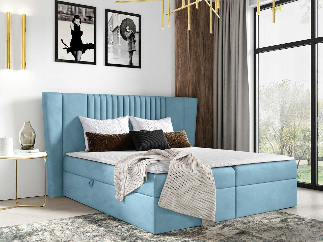 Boxspring Baltimore 184 (Magic Velvet 2260)
