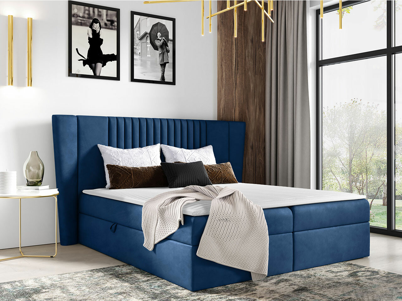 Boxspring Baltimore 184 (Magic Velvet 2297)